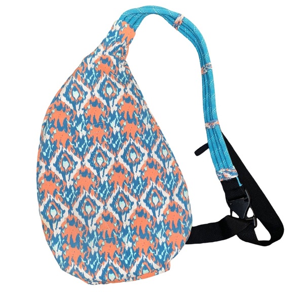 Kavu Sling Bag in Beach Paint Pattern - Picture 2 of 4